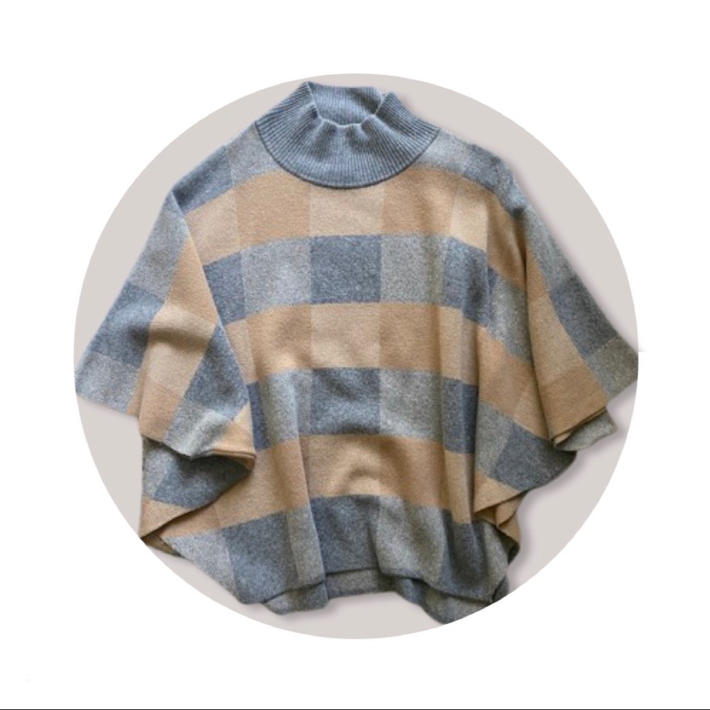 Note di Anita wool poncho one size fits all